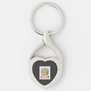 Gewoon Meisje Dat Van Corgi Halloween Pompoenen Vl Sleutelhanger