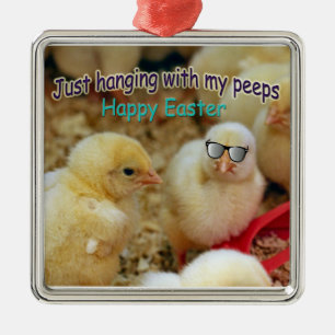 Gewoon met m'n peps. metalen ornament