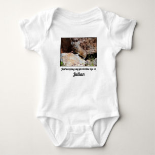 Gewoon mijn beschermende oog op baby houden romper