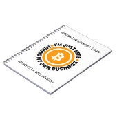 GEWOON MINING MIJN EIGEN BEDRIJF Fun Bitcoin Inves Notitieboek (Linkerzijde)