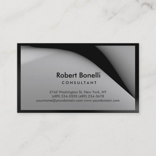 Gewoon modern consultant Visitekaartje (Voorkant)