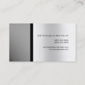 Gewoon modern Monogram consultant Visitekaartje (Achterkant)