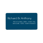 Gewoon moderne, trendy bruiloft etiket (Voorkant)