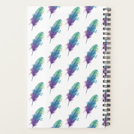 Gewoon Monogram Breathe Boho Waterverf Planner (Achterkant)