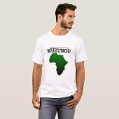 gewoon muzungu t-shirt (Voorkant volledig)