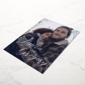 Gewoon namen Bewaar de datum Folie Uitnodiging (Gedraaid)