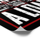 Gewoon neergelaten vrachtwagenchauffeur voor Funny Poster (Hoek)