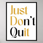 Gewoon niet stoppen poster (Voorkant)