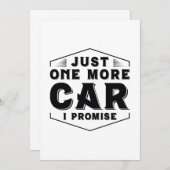 Gewoon nog één auto bedankkaart (Voorkant / Achterkant)