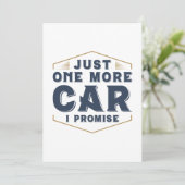 Gewoon nog één auto bedankkaart (Staand voorkant)