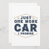 Gewoon nog één auto bedankkaart (Voorkant / Achterkant)