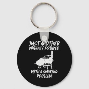 Gewoon nog een BBQ Grill Grappig Barbecue Meat Gri Sleutelhanger