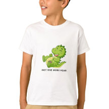 Gewoon Nog Een Brul Grappig Dinosaur Kinderen T-Sh