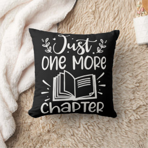 Gewoon nog een hoofdstuk Boek Lover Kussen