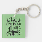 Gewoon nog een hoofdstuk Boek Lover Sleutelhanger (Achterkant)