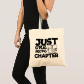 Gewoon nog een hoofdstuk funny Bookworm Reading Bo Tote Bag (Voorkant (product))