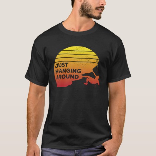 Gewoon om de grafische Bouldering van Boulder Cli T-shirt (Voorkant)