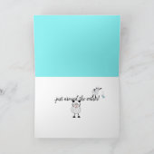 "Gewoon om de hoek" Dank u kaart (Binnen)