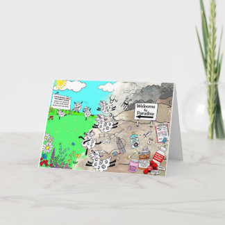 "Gewoon om de hoek" Dank u kaart