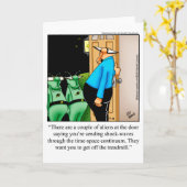 Gewoon om te lachen Wenskaart Kaart (Gele Bloem)