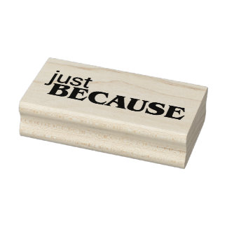 Gewoon Omdat 7 Rubberstempel