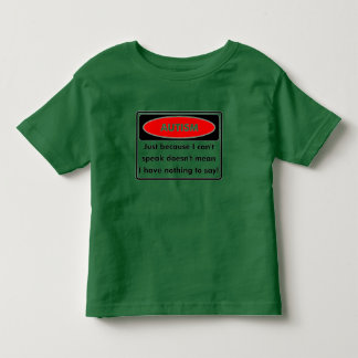 Gewoon omdat ik geen T-Shirt mag spreken