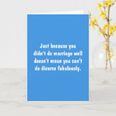 Gewoon omdat je het huwelijk niet goed hebt gedaan kaart (Gele Bloem)