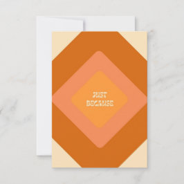 Gewoon omdat Notecards Bedankkaart