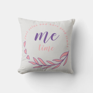 Gewoon ontspannen en een goede me-time cirkel cita kussen