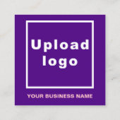 Gewoon ontwerp van teksten aan de voorzijde van Pa Vierkante Visitekaartje (Achterkant)