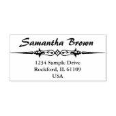 Gewoon ontwerpen met  rand + uw ideeën 	rubberstempel (Afrduk)