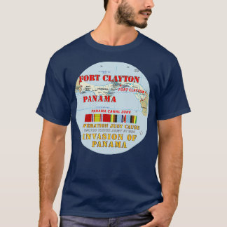 Gewoon oorzaak Ft Clayton CZ w kaart w Svc linten T-shirt