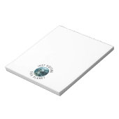 Gewoon op bezoek bij deze planeet notitieblok (Gedraaid)