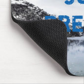 "Gewoon pauze."  Inpiratoire prijsopgave Muismat (Hoek)