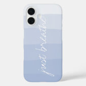 Gewoon pauze | Serenity Waterverf Gradient Stripe Case-Mate iPhone Case (Achterkant)