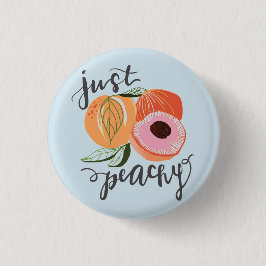 Gewoon Peachy Pin Ronde Button 3,2 Cm