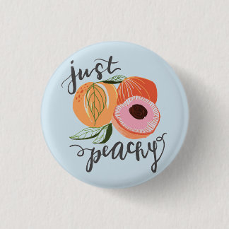 Gewoon Peachy Pin Ronde Button 3,2 Cm
