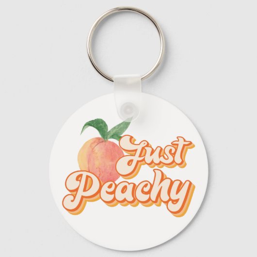 Gewoon Peachy Sleutelhanger (Voorkant)