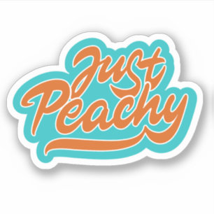 Gewoon Peachy Sticker