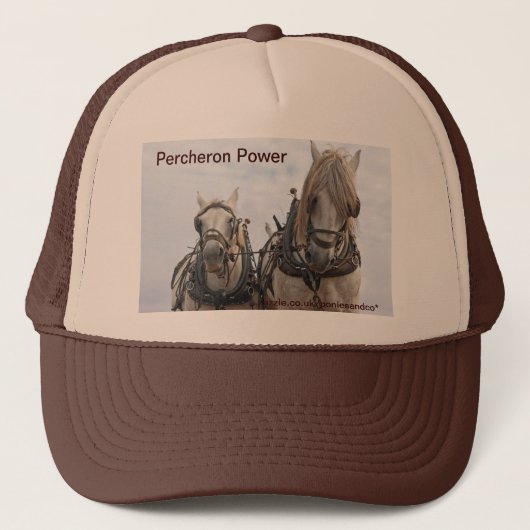 Gewoon Percheron Trucker Pet (Voorkant)