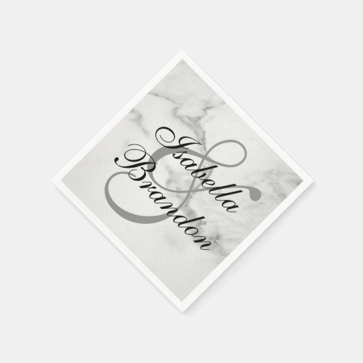 Gewoon perfect Marble Napkin Servetten (Hoek)