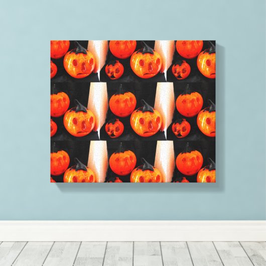 Gewoon pompoenen canvas afdruk (Insitu (Houten vloer))