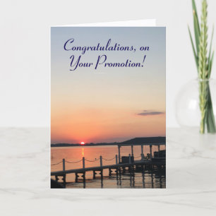 Gewoon prachtige promotie, felicitatiekaart kaart