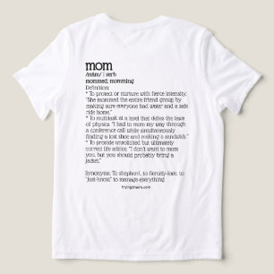 Gewoon proberen 2 moeder, werkwoord Tri-Blend shirt