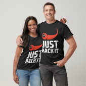 Gewoon Rack It Funny Pool Player Biljart T-shirts (Unisex)