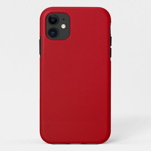 Gewoon rode kleur Case-Mate iPhone case (Achterkant)