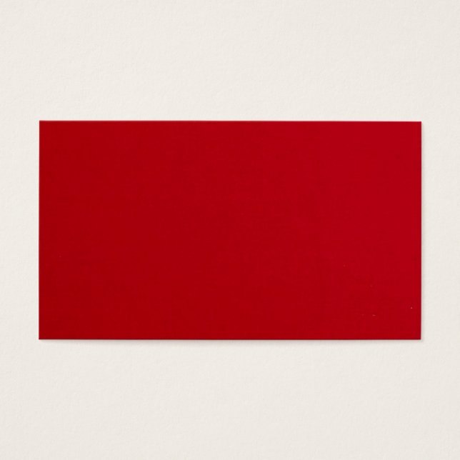 Gewoon rode kleur visitekaartje (Voorkant)