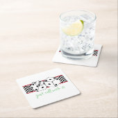 Gewoon Roll Vierkante Kartonnen Onderzetter (Insitu)