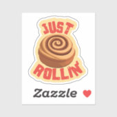 Gewoon Rollin' Cinnamon Roll Sticker (Vel)