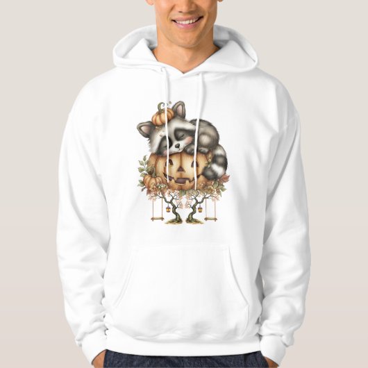 Gewoon rondhangen, Sleepy Racoon Hoodie (Voorkant)